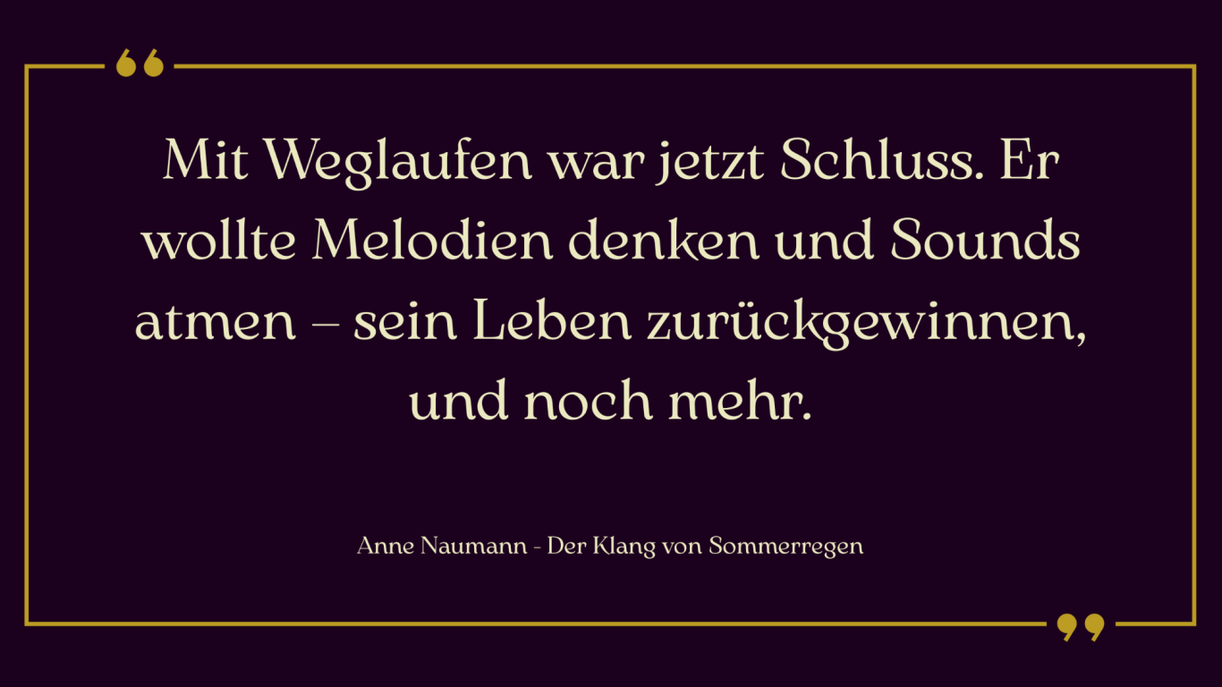 Zitat über den Wunsch, Leben und Musik in Einklang zu bringen.